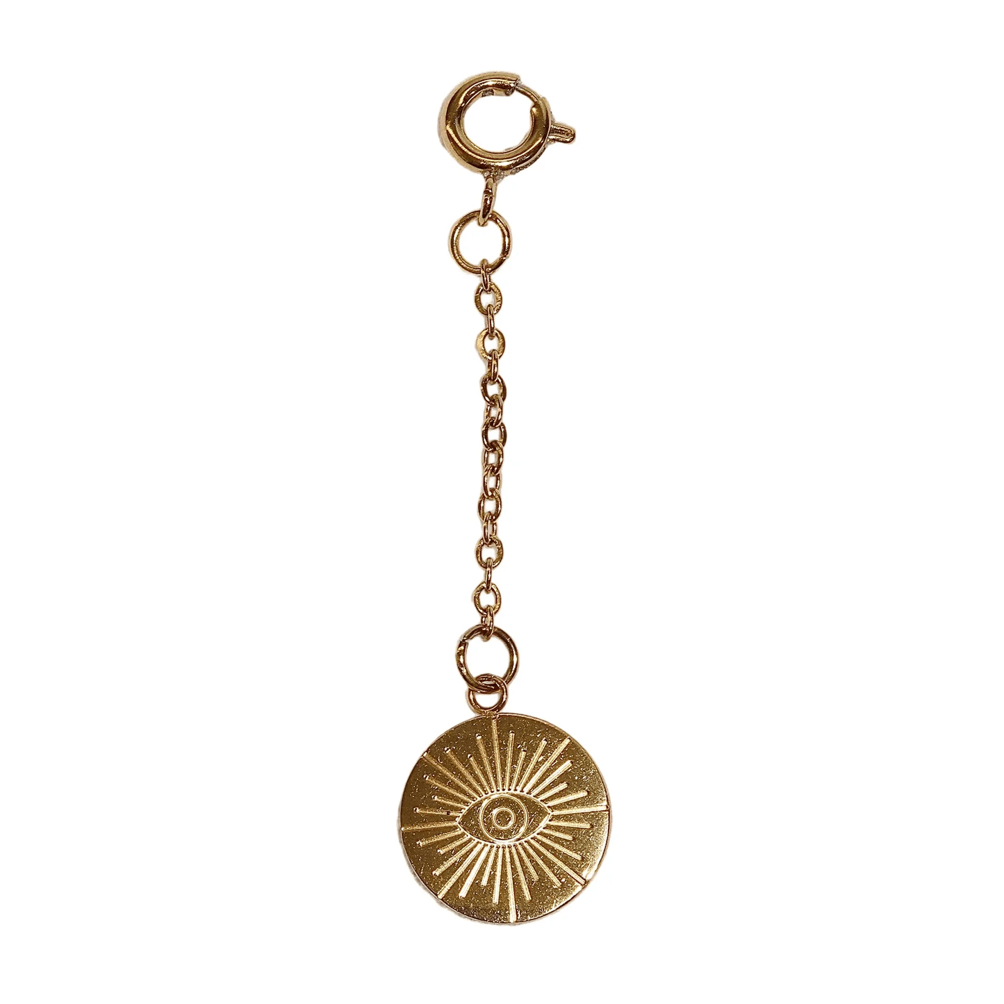 ilios Charm – Gold Sun Medallion Pendant