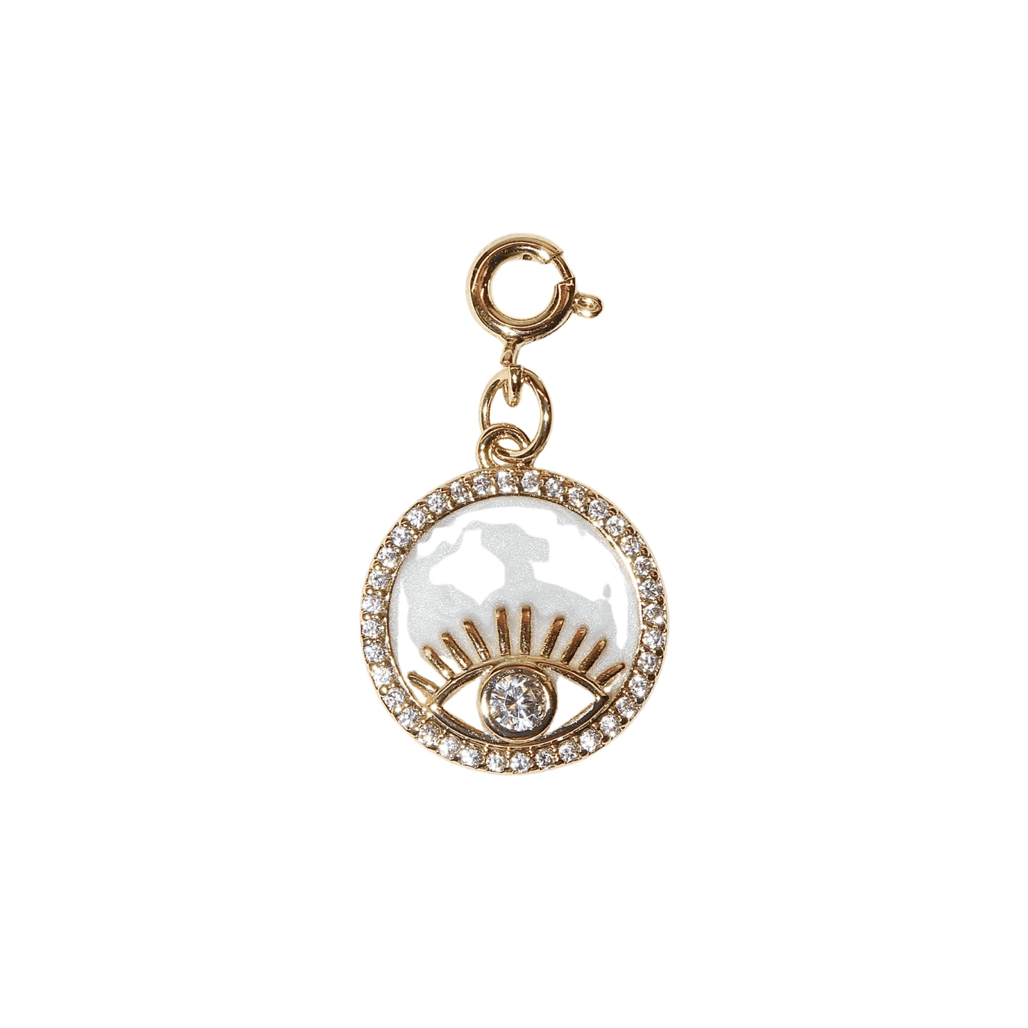 Selene Eye Charm – Mother of Pearl Pendant