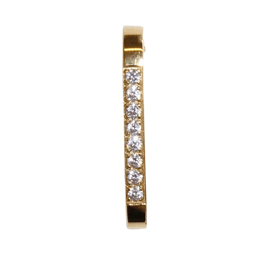 Solara Connector – Gold & Crystal Charm Link