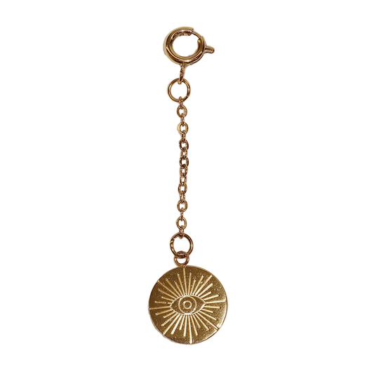 ilios Charm – Gold Sun Medallion Pendant